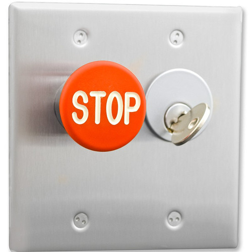 Camden CI-3502 Mortise Cylinder Industrial Key Switch