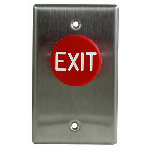 Camden CM-420E Momentary Mushroom Push Button Exit Switch Camden CM-420E Momentary Mushroom Push Button Exit Switch