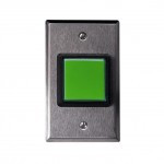 Dortronics Timer Module Dortronics 5215-SPBxLxE3xAT Illuminated Square Green Push Button w ...
