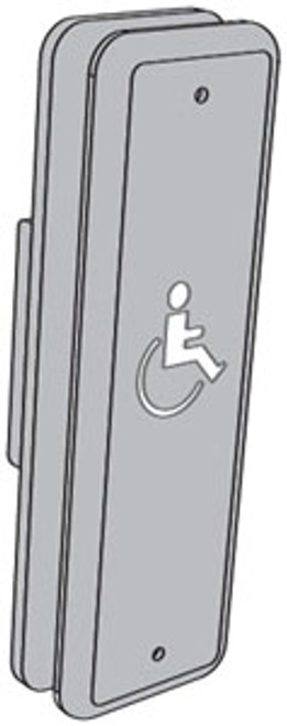 LCN 8310-818 Door Closer with 8310 Rect Actuator Logo Only 8310 Jamb Mount Actuator