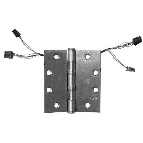 McKinney ASSA ABLOY  TA2714-QC8 Electric Transfer Hinge 8-Wire, ElectroLynx Connector, Satin Chrome