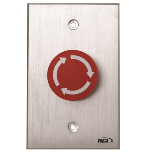 Rutherford Controls RCI 919-MA Maintained Rotary Release Exit Mushroom Button