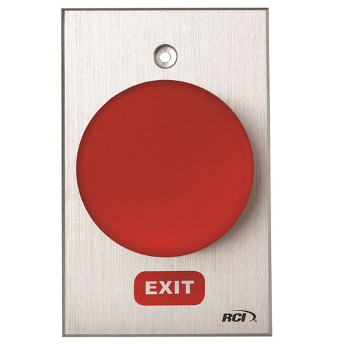 RCI 990E-TD Electronic Time Delay Oversized Tamper Resistant Exit Button RCI 990E-TD Electronic Time Delay Oversized Tamper Resistant Exit Button