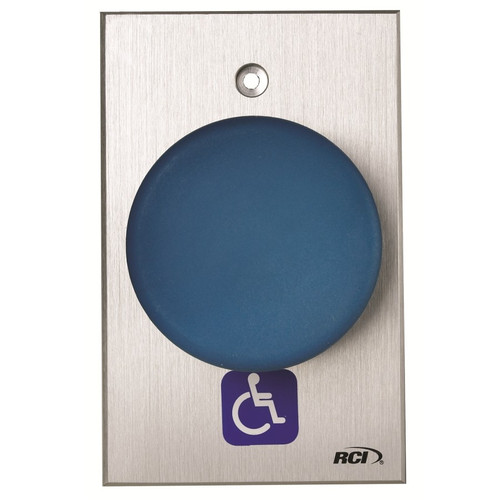 Rutherford Controls RCI 990H-MO Momentary Oversized Tamper Resistant Handicap Button