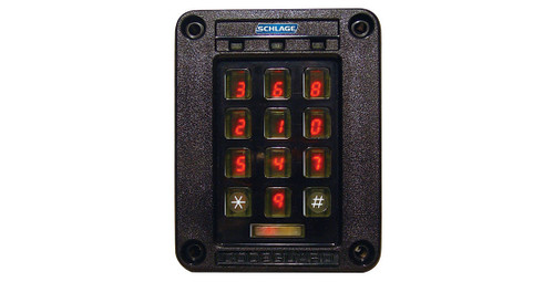 Schlage SERIII-WB Scramble Keypad (Black) Schlage SERIII-WB Scramble Keypad (Black)