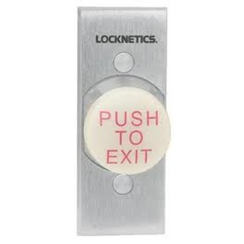 Schlage 623GID-EX-NS Momentary Action Heavy Duty 1-5/8" Push Button Narrow Stile (Glow-In-The-Dark "Push To Exit") Schlage 623GID-EX-NS Momentary Action Heavy Duty 1-5/8" Push Button Narrow Stile (Glow-In-The-Dark "Push To Exit")