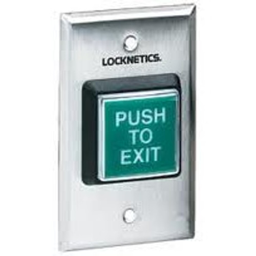 Schlage 709GR-EX-ILL Green 2" Square Illuminated “PUSH TO EXIT" Schlage 709GR-EX-ILL Green 2" Square Illuminated “PUSH TO EXIT"