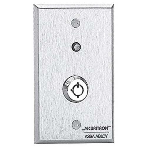 Securitron KP1A Tubular Key Switch Alternate Single Gang Securitron KP1A Tubular Key Switch Alternate Single Gang