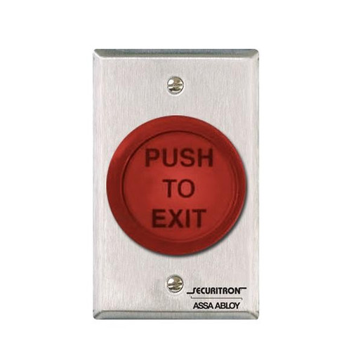 Securitron PB5 Momentary Illuminated 2" Round Push Button Securitron PB5 Momentary Illuminated 2" Round Push Button