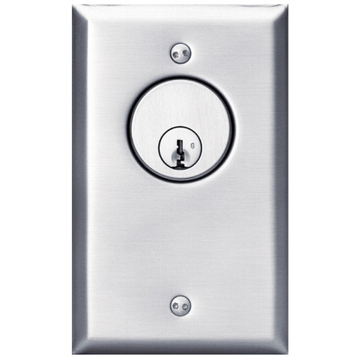 Security Door Controls SDC 702U Momentary Single Gang Key Switch Security Door Controls SDC 702U Momentary Single Gang Key Switch