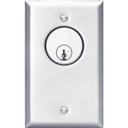 Security Door Controls SDC 706U Momentary Single Gang Key Switch Security Door Controls SDC 706U Momentary Single Gang Key Switch