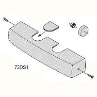 LCN 1460-72DS1-DKBRZ Surface Mount Door Closer part Designer Series Cover in Dark Bronze Finish