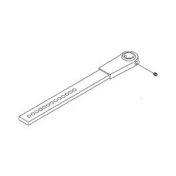 LCN 3130SE-82-AL Surface Mount Door Closer part 3130SE Series Rod in Aluminum Finish