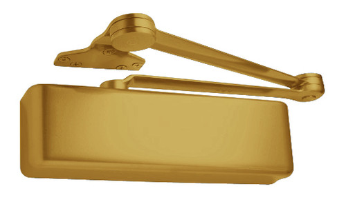 4040xp Series Surface Closer #4040XP-CUSH BRASS  LCN