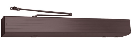 LCN 4642-REG-120V-DKBRZ Door Closer with Auto-equalizer Push 120V 36" Length in Dark Bronze Finish