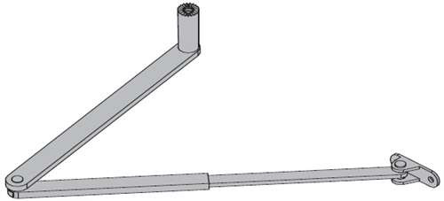 LCN 9140-3077 ANCLR Standard Arm, Clear Anodized