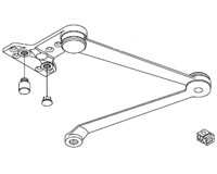 LCN TB-1-3-4-AL Door Closer with Thru Bolt Female in Aluminum Finish