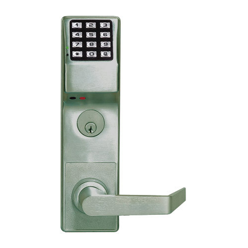Alarm Lock DL3500CRL-US26D Trilogy Series Digital Mortise Keyless Pin Lock Straight Leverset in Satin Chrome