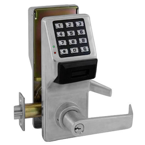 Alarm Lock PDL5300IC US26D Pin Code and Card/FOB reader Cylindrical Door Lock, Double Sided, with Prox Reader, 2000 Users, 40,000 Event Audit Trail, Weatherproof, Straight Lever, SFIC Prep, Less Core, Satin Chrome Alarm Lock PDL5300IC US26D Pin Code and Card/FOB reader Cylindrical Door Lock, Double Sided, with Prox Reader, 2000 Users, 40,000 Event Audit Trail, Weatherproof, Straight Lever, SFIC Prep, Less Core, Satin Chrome
