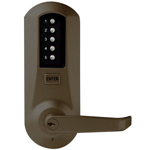 Simplex 5025SWL-744-41 Pushbutton Lever Lock with Schlage Core override in Oil-RUbbed Bronze