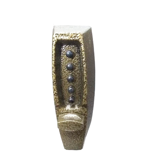 Simplex 7102-GV-41 Pushbutton Deadbolt Keyless Lock in Gold Vein