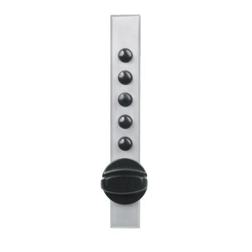 Simplex 9662C12-26D-41 Cabinet Lock with Spring Loaded Latch Bolt and Key Override for 14 to 20 Gauge Sheet Metal Door in Satin Chrome Simplex 9662C12-26D-41 Cabinet Lock with Spring Loaded Latch Bolt and Key Override for 14 to 20 Gauge Sheet Metal Door in Satin Chrome