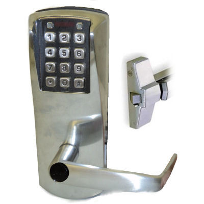 Eplex E201vxsll-626-41 2000 Exit Trim with Lvr Schlage C Kil/100 Access Codes in Satin Chrome