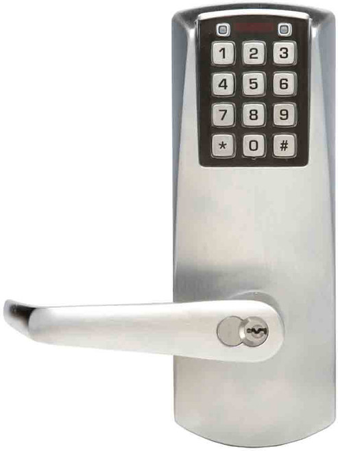 Eplex E2051BLL-626-41 2000 Cylinder Priv Lock Withlvr Best Ic Prep/100 Access Codes in Satin Chrome