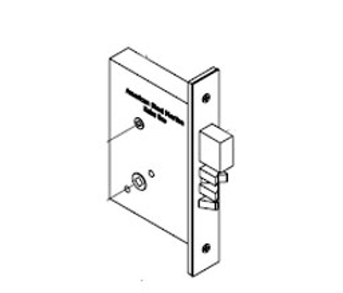 Simplex M76/A1NL1-626-R American Standard Mortise no Deadbolt in Satin Chrome