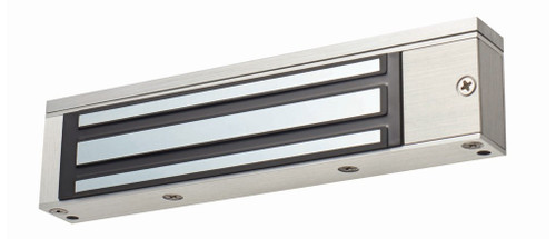 Alarm Controls Model 300S Magnetic Lock, Single, 12/24 Volt DC, 130 Milliampere at 24 Volt DC, -10 to 55 Deg C, 300 Lb, Clear Anodized