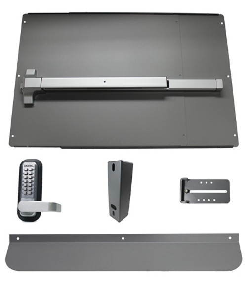 LOCKEY PS61 Standard Panic Shield Security Kit with LockeyUSA PB1100 LOCKEY PS61 Standard Panic Shield Security Kit with LockeyUSA PB1100