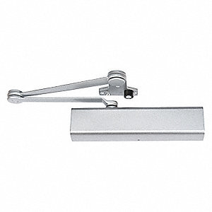 Manual Hydraulic Norton 210-Series Door Closer, Heavy Duty Interior and Exterior, Aluminum