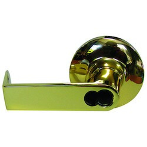 GENERAL LOCK L170R-360 605 IC 234 S ANSI Cylindrical Leverset, Mechanical, Clutched R-Lever, Grade-1, Square Latch, SFIC Keyway, 360 Degree, 2-3/4" Backset, ANSI F84 Strike, Bright Brass, For Classroom GENERAL LOCK L170R-360 605 IC 234 S ANSI Cylindrical Leverset, Mechanical, Clutched R-Lever, Grade-1, Square Latch, SFIC Keyway, 360 Degree, 2-3/4" Backset, ANSI F84 Strike, Bright Brass, For Classroom