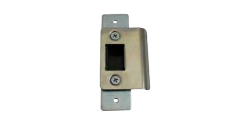 GENERAL LOCK ADLS-SS1H Door Lock Strike for Aluminum Narrow Frame Storefront doors Short 1-Hole, Flat Face, Satin Stainless Steel