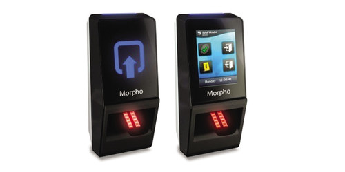 MorphoAccess SIGMA Lite+ Provides 1:3K User Biometric Identification (2 Finger + 1 Durress), Fake Finger Detection, 2.8" Touchscreen, Buzzer, IP65 Rated, FBI Certified IQS Optical Sensor MorphoAccess SIGMA Lite+ Provides 1:3K User Biometric Identification (2 Finger + 1 Durress), Fake Finger Detection, 2.8" Touchscreen, Buzzer, IP65 Rated, FBI Certified IQS Optical Sensor