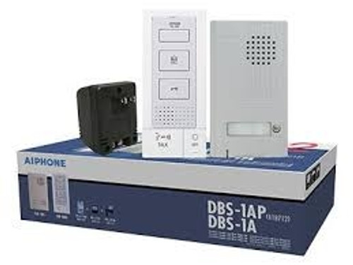 AIPHONE DBS-1A | 10343 Electric Lock Door Phone Kit, 2-Wire, Includes Door Station, Master Station, Power Supply AIPHONE DBS-1A | 10343 Electric Lock Door Phone Kit, 2-Wire, Includes Door Station, Master Station, Power Supply