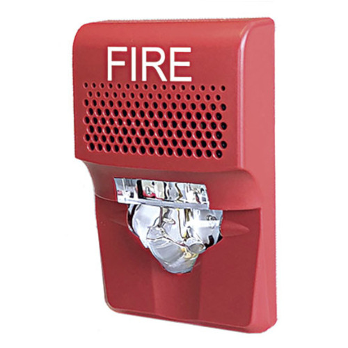 KIDDE EG1AVRF Genesis LED G1 Series Horn/Strobe, Red Fire