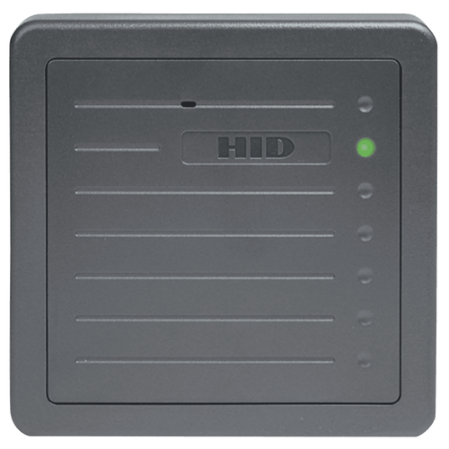 HID 5455BGN00 ProxPro II Proximity Reader, Wiegand output, Charcoal Gray, 18 In. Pigtail No Keypad