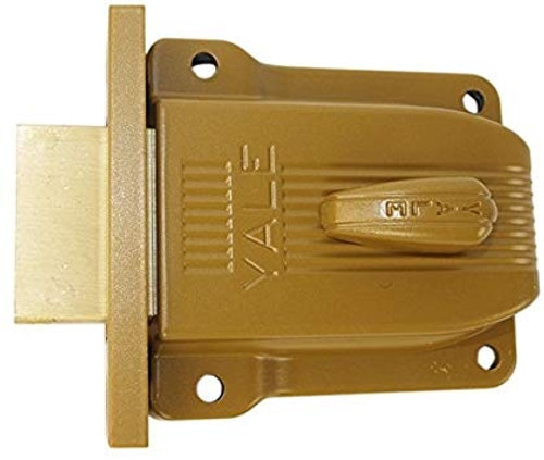 Yale Auxiliary Locks 112F — Yale Auxiliary Locks Single Cylinder Auxiliary Deadbolt w/Flat Strike Yale Auxiliary Locks 112F — Yale Auxiliary Locks Single Cylinder Auxiliary Deadbolt w/Flat Strike