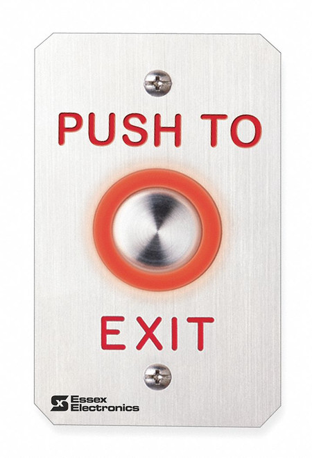 ESSEX PEB-2S Piezoelectric Switch, Timed, 4 1/2 in Height, 2 3/4 in Width, Stainless Steel ESSEX PEB-2S Piezoelectric Switch, Timed, 4 1/2 in Height, 2 3/4 in Width, Stainless Steel