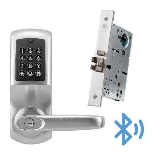KIC5550 KWB BLE & Wi-Fi Enabled Lockset with Mortise Lock Body KIC5550 KWB BLE & Wi-Fi Enabled Lockset with Mortise Lock Body