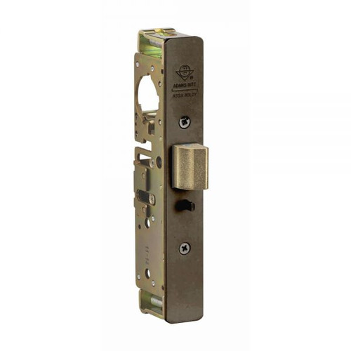 Adams Rite 4900-46-101-313 Heavy Duty Deadlatch with Standard Faceplate in Clear Anodized Finish