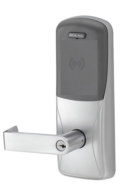 Schlage CO200993R70PRKRHO626B CO-200 Standalone Electronic Lock, Rim/Concealed Exit Device Trim, Classroom Function, Proximity Reader and Keyppad, Rhodes Style Lever, SFIC Prep, Satin Chrome Schlage CO200993R70PRKRHO626B CO-200 Standalone Electronic Lock, Rim/Concealed Exit Device Trim, Classroom Function, Proximity Reader and Keyppad, Rhodes Style Lever, SFIC Prep, Satin Chrome