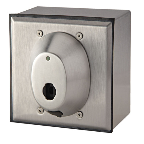 DormaKaba Multihousing RCR2110-26D InSync Remote Control Unit, Suface Mount, Exterior, No Buzzer, Satin Chrome