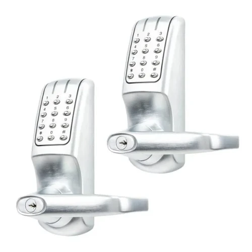 KIC5230 Dual Keypad Pin Code Lockset - Brushed Chrome