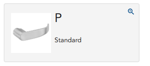 10X Line P Plain Lever Inside/Outside Plain Lever Satin Chrome