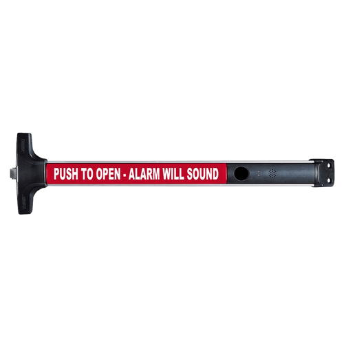 Detex V40 EA FC3 CD 628 99 36 Value Series Wide Stile Rim Exit Device, Cylinder Dogging, 99 Surface Strike, Hardwired Electric Alarm, 36" Device, Satin Aluminum Clear Anodized Finish Detex V40 EA FC3 CD 628 99 36 Value Series Wide Stile Rim Exit Device, Cylinder Dogging, 99 Surface Strike, Hardwired Electric Alarm, 36" Device, Satin Aluminum Clear Anodized Finish