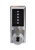 Dormakaba 1000 Series Model 1041 keyless lock (knob) with Interchangeable core (less core) key override and passage feature