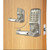 Codelock CL5000 Series CL5210IC Heavy Duty electronic keyless lock Tubular Latchbolt Small Format Interchangeable core Prepped (less core)
