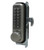 LOCKEY 2950DC Mechanical NARROW STYLE Keyless Door Lock Hook Bolt DOUBLE SIDED (Combination on Both Ends) For Sliding Doors